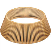 Christmas Tree Collar, Solid Wood Slatted Tree Accessory - 36in