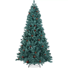 Pre-Decorated Christmas Tree w/ Pinecones