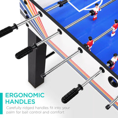 48in Foosball Table for Kids & Adults w/ 2 Balls