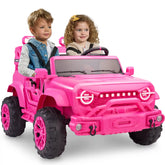 24V 2-Seater Electric Ride-On Car Truck w/ Parent Control, Bluetooth