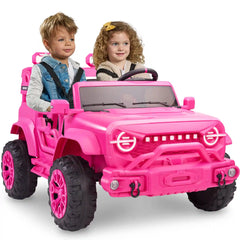 24V 2-Seater Electric Ride-On Car Truck w/ Parent Control, Bluetooth