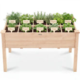 Raised Garden Bed Planter Box with 10 Grid Sections