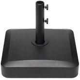 Plastic Patio Umbrella Base Pole Holder Accessory w/ Adjustable Knob