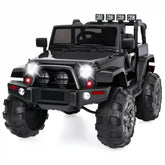 Jumbo 12V Kids Electric Ride On Car with Parent Remote, Seat Harness