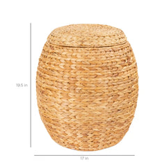 Multipurpose Hyacinth Storage Tote Basket