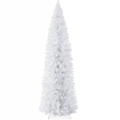 White Artificial Pencil Holiday Christmas Tree