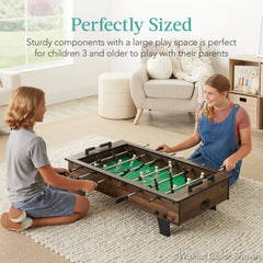 Tabletop Foosball Table, Arcade Table Soccer w/ 2 Balls - 40in