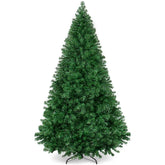 Artificial Green Christmas Tree, Unlit Pine Design w/Easy Assembly