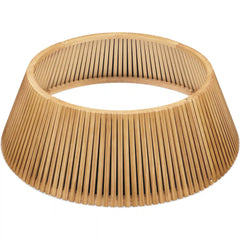 Christmas Tree Collar, Solid Wood Slatted Tree Accessory - 36in