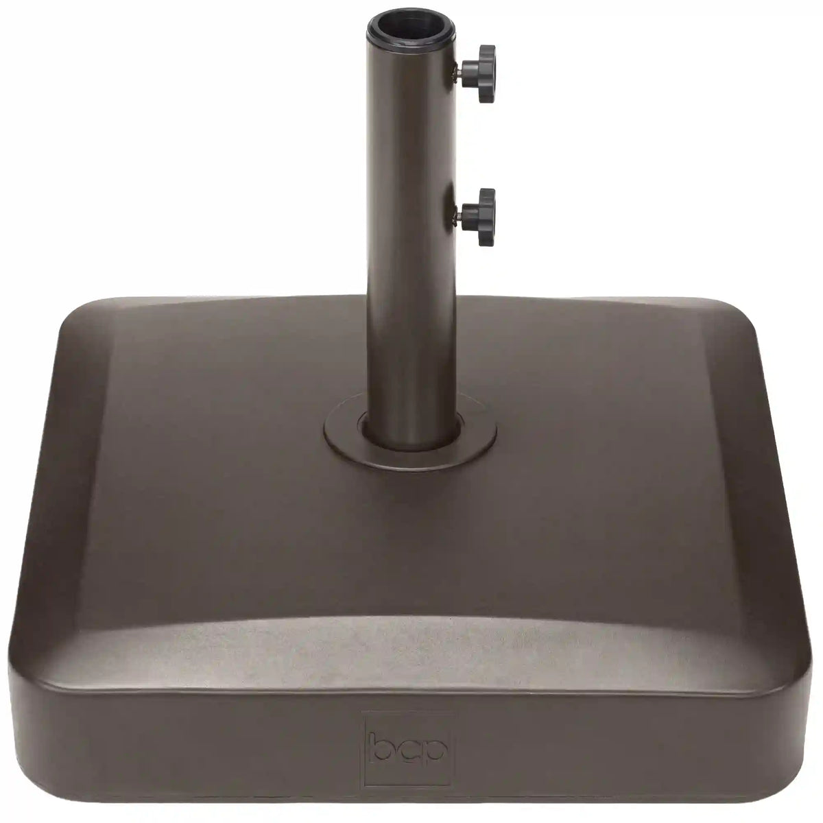 Plastic Patio Umbrella Base Pole Holder Accessory w/ Adjustable Knob