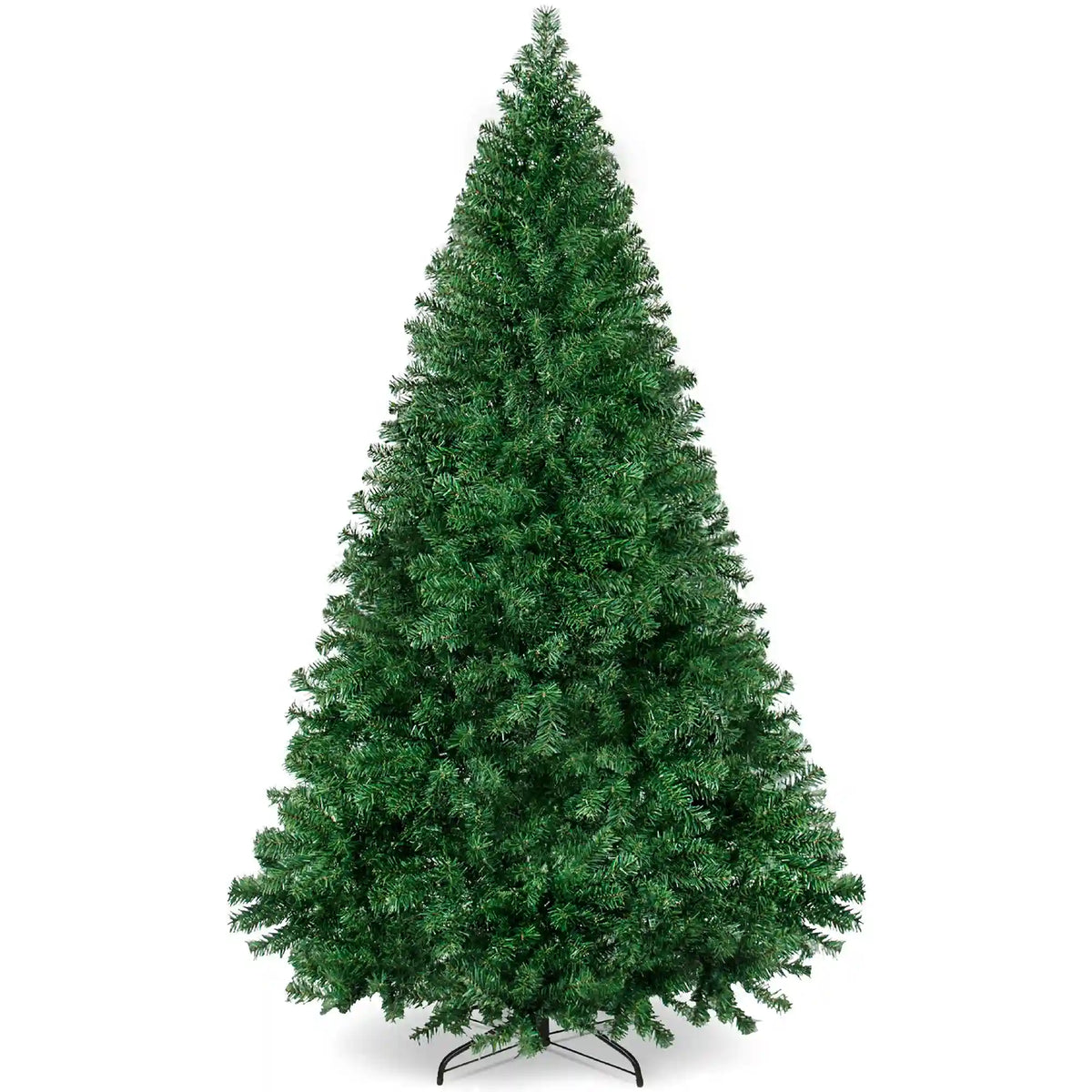 Artificial Green Christmas Tree, Unlit Pine Design w/Easy Assembly