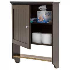 Bathroom Wall Mounted Hanging Cabinet Shelf Storage Decor