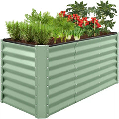 4x2x2FT Outdoor Steel Garden Bed for Vegetables, Flowers & Herbs