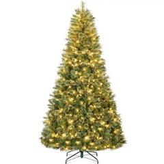 Pre-Lit Premium Cashmere Christmas Tree w/ Cordless Connection, LED Lights