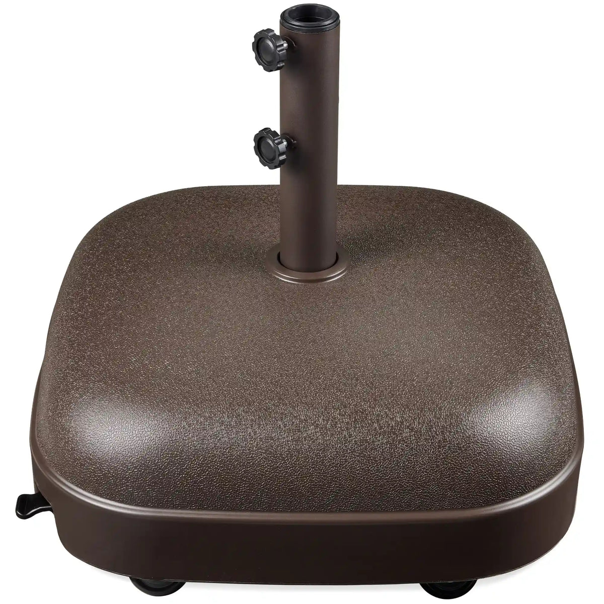 123lb Capacity Fillable Mobile Umbrella Base w/ 4 wheels - Dome Square
