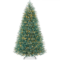 Pre-Lit Premium Artificial Nordic Fir Christmas Tree w/ 2-in-1 Twinkle LEDs
